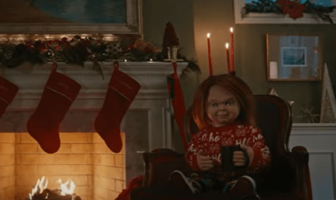 Bask In The Ambiance Of The “Chucky Yule Log” (Video)
